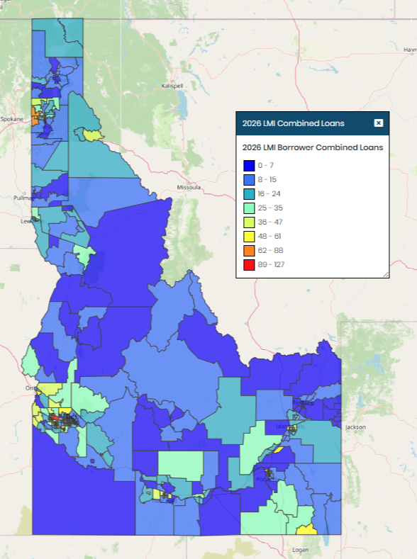 2026 Idaho Combined LMI Loans