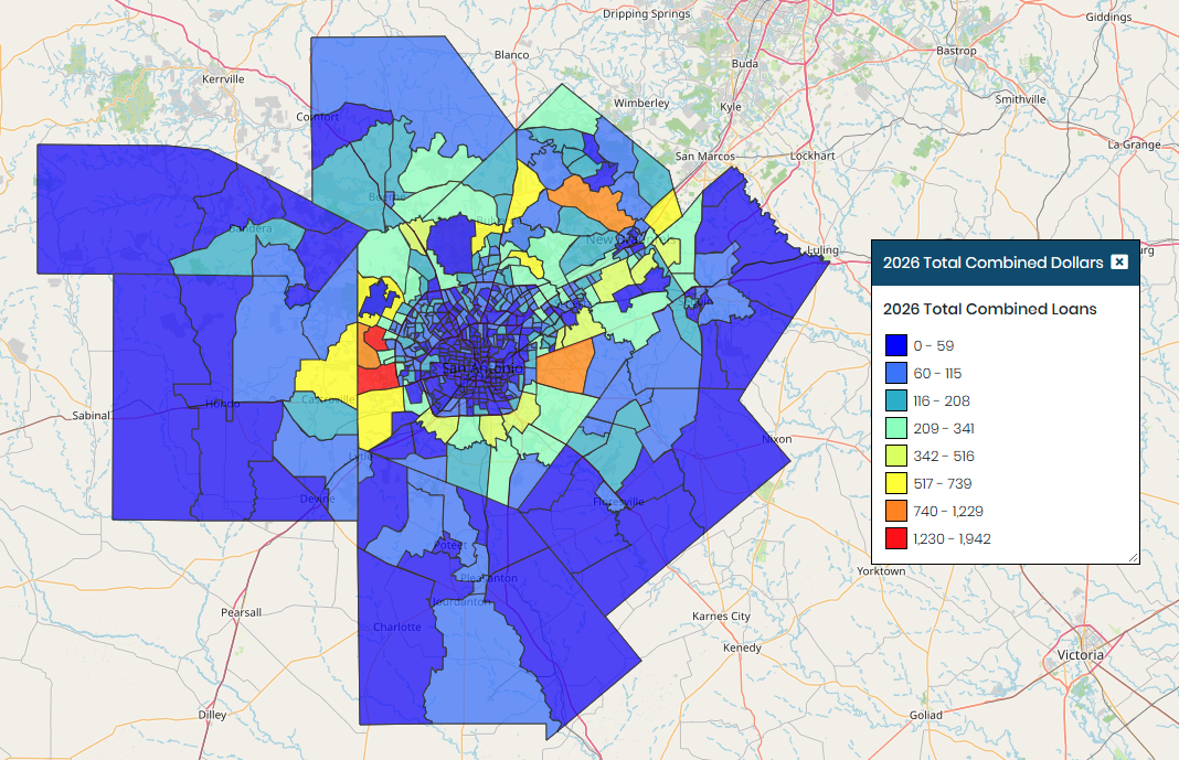 2026 San Antonio Combined Mortgage Dollars