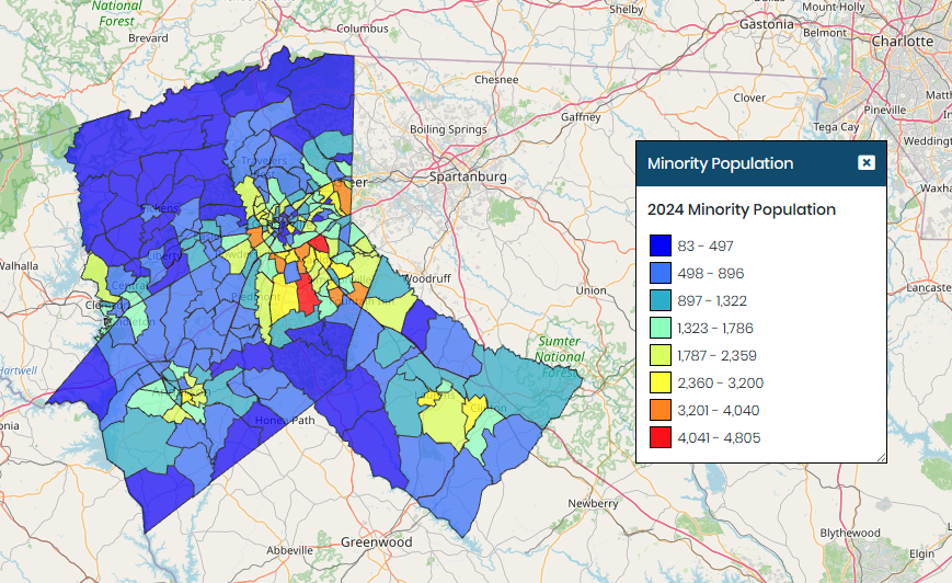 Greenville Minority Population