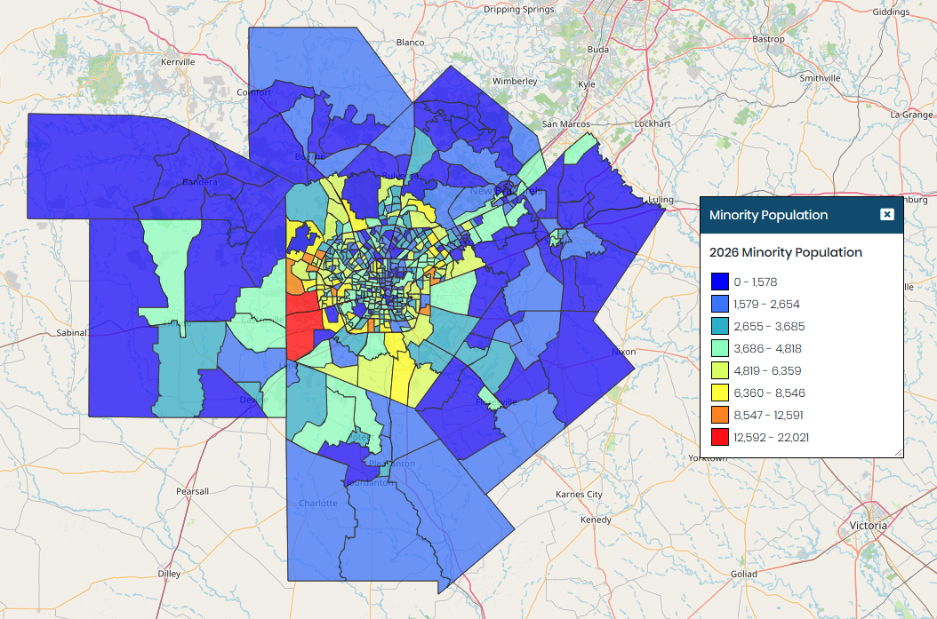 San Antonio Minority Population