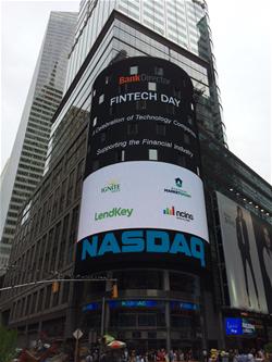Mortgage MarketSmart on a Times Square Jumbotron