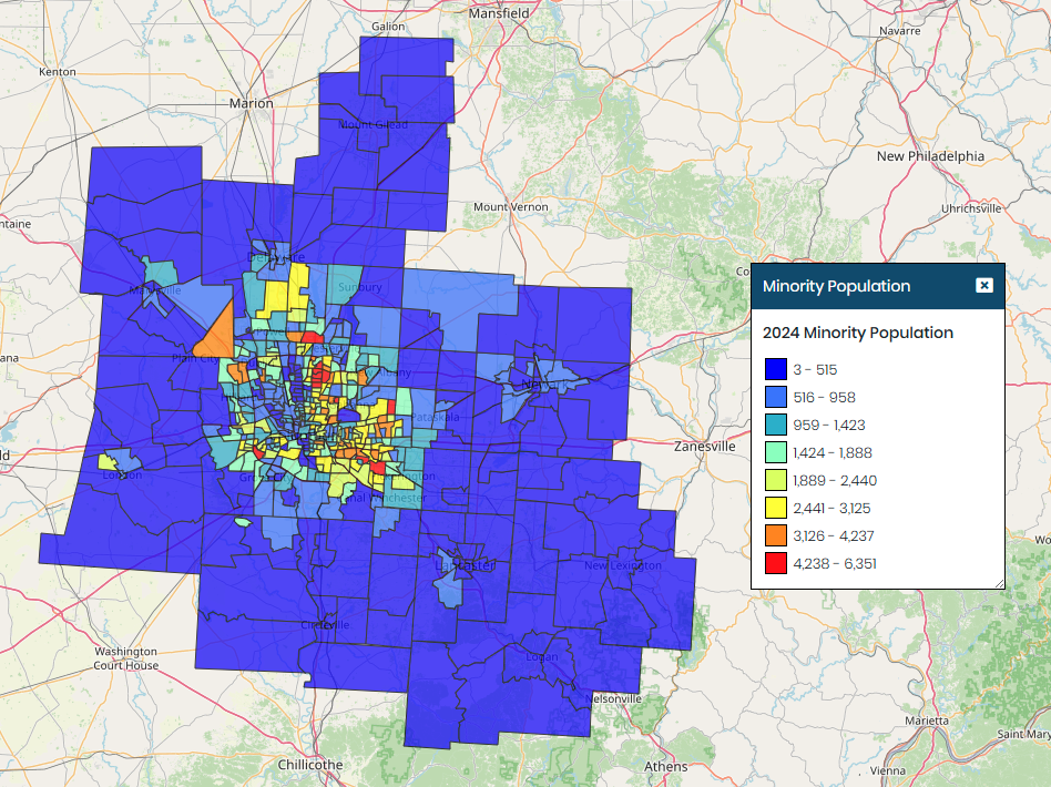 Columbus Minority Population