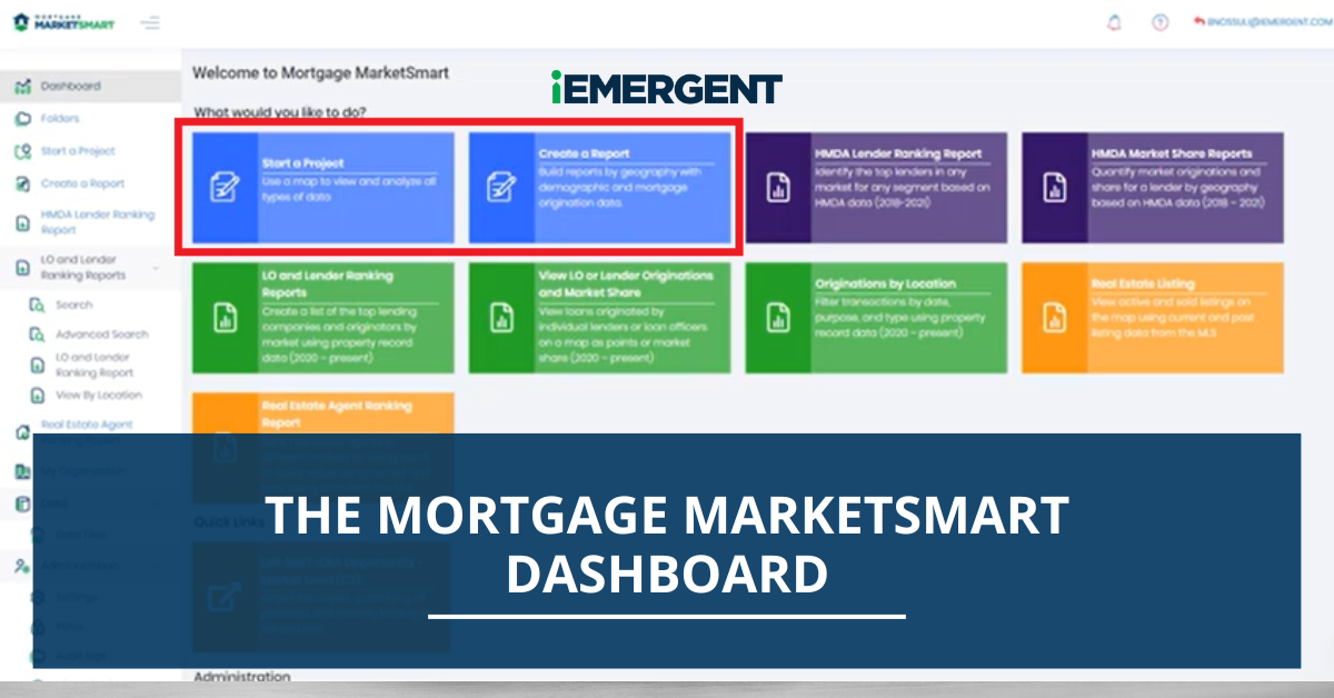 iEmergent Mortgage MarketSmart Dashboard