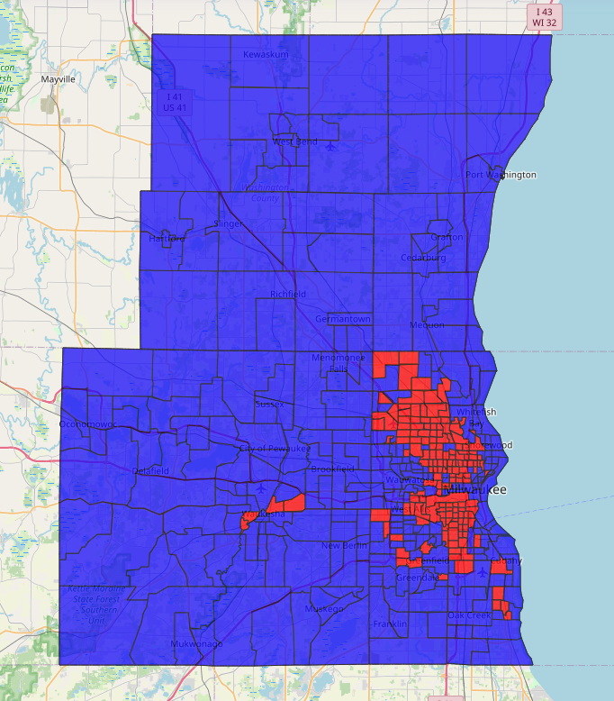 Milwaukee LMI Census Tracts
