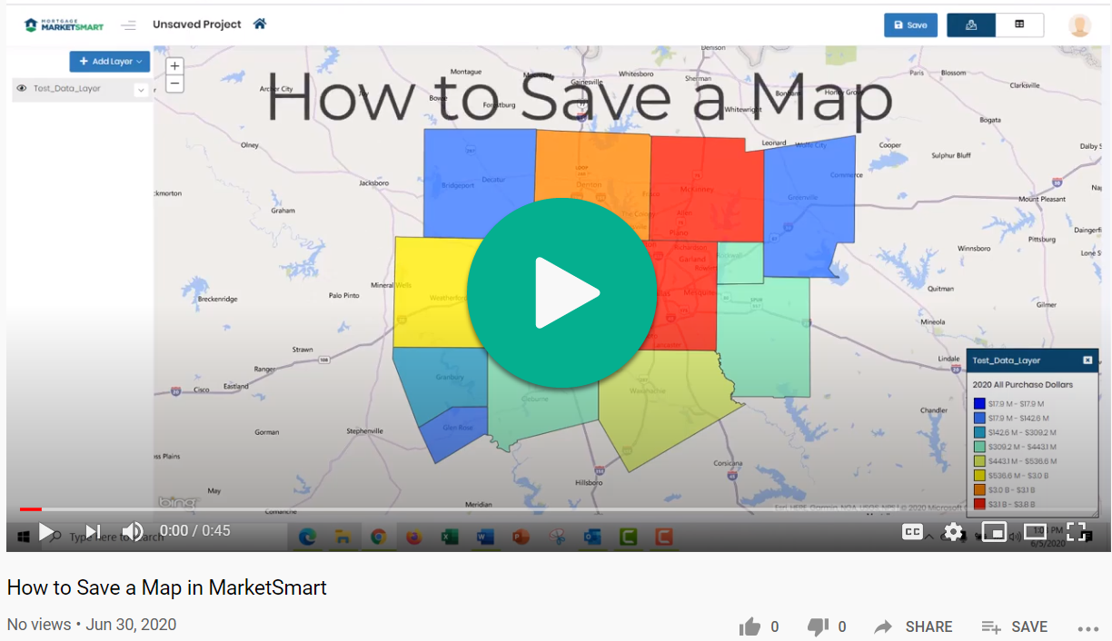 How to Save a Map Video