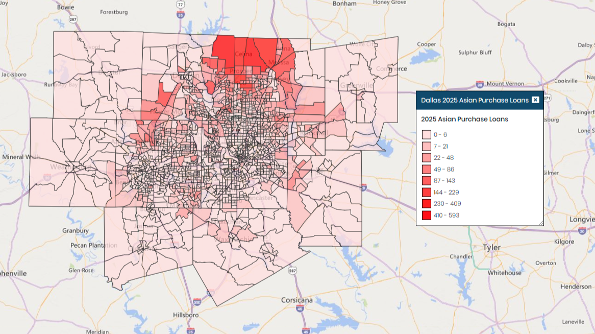 Dallas 2025 Asian Purchase Loans