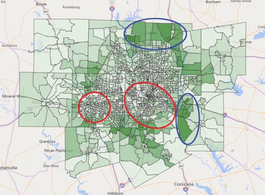 Dallas Black Loans CRA - Marked