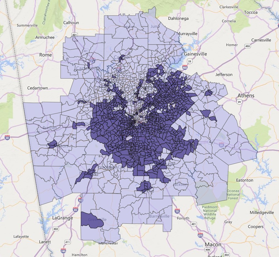 Majority Minority Census Tract (MMCT) in Atlanta