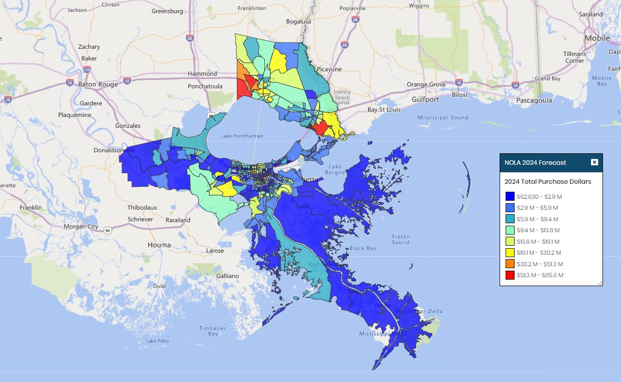 New Orleans 2024 Forecast Dollars