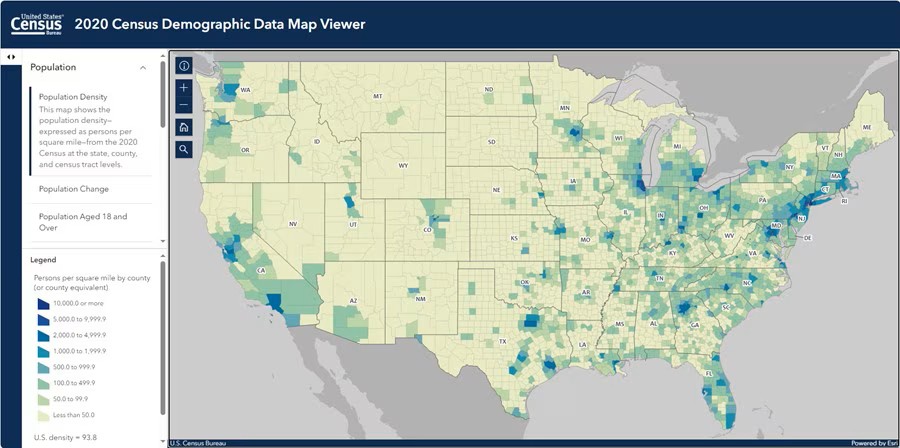 US Census Tract Map