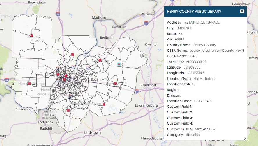 Louisville Centers of Influence